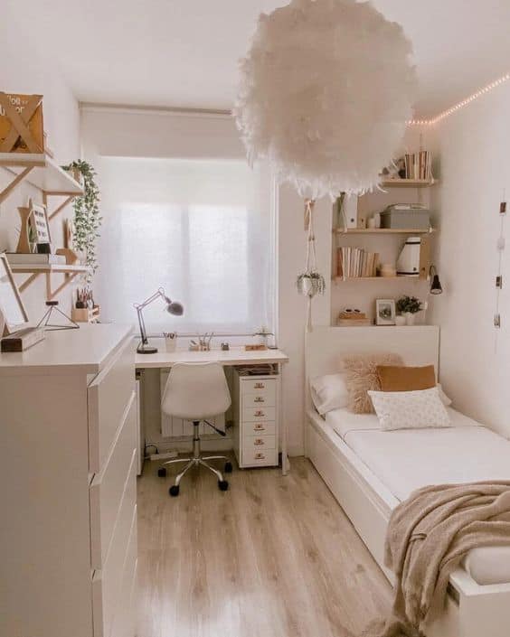 20 decoracao de quarto feminino estilo Tumblr Pinterest