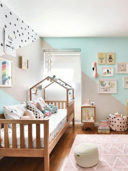 26 quarto infantil com cama casinha de madeira Mimoo Toys