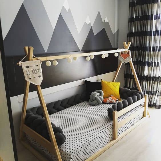 3 cama montessoriana infantil Pinterest
