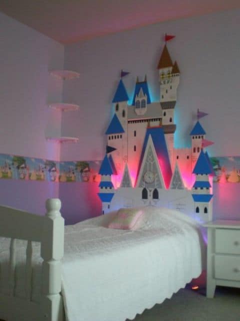 31 modelo de cama infantil com cabeceira de castelo Pinterest