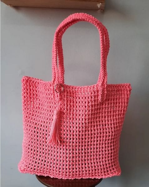 41 modelo de bolsa de praia em croche @claudinha artes em croche