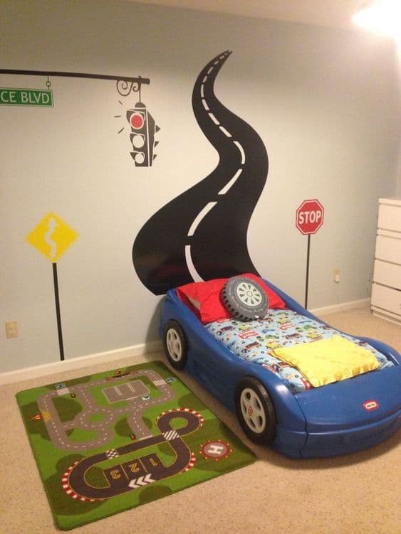 42 cama infantil de carro Pinterest