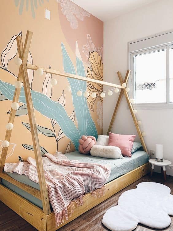 47 modelo de cama infantil de madeira Pinterest