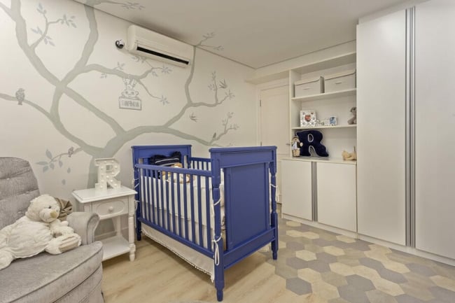 50 quarto de bebe com armario planejado Pinterest