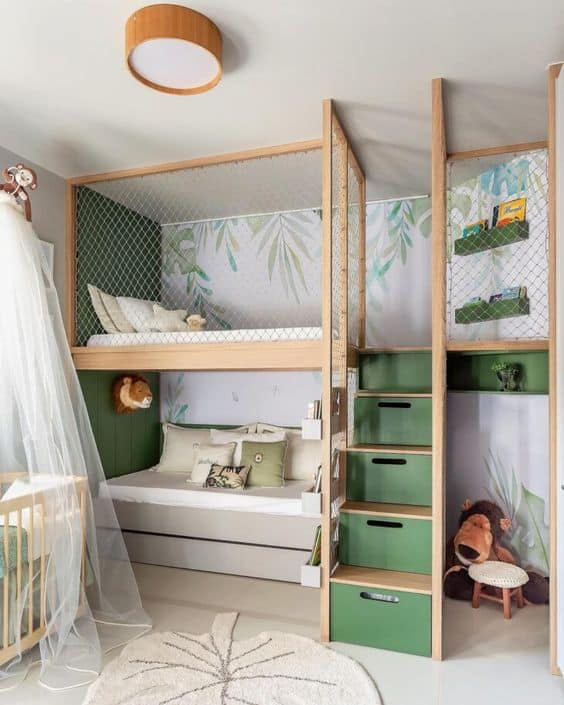 59 cama infantil planejada Pinterest