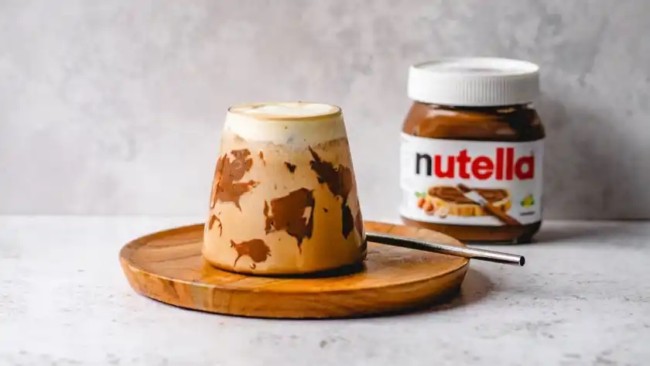 7 cafe gelado com Nutella ET Food Voyage