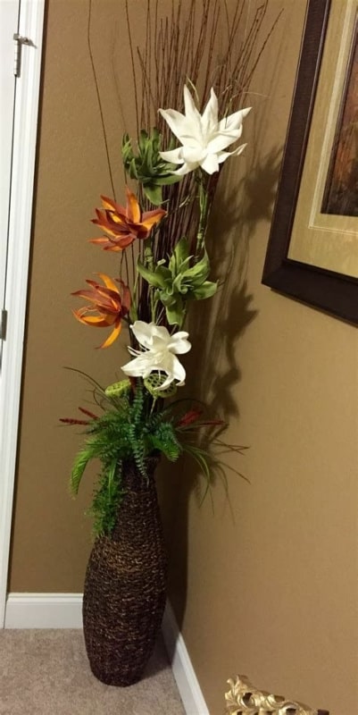 vaso com flores 