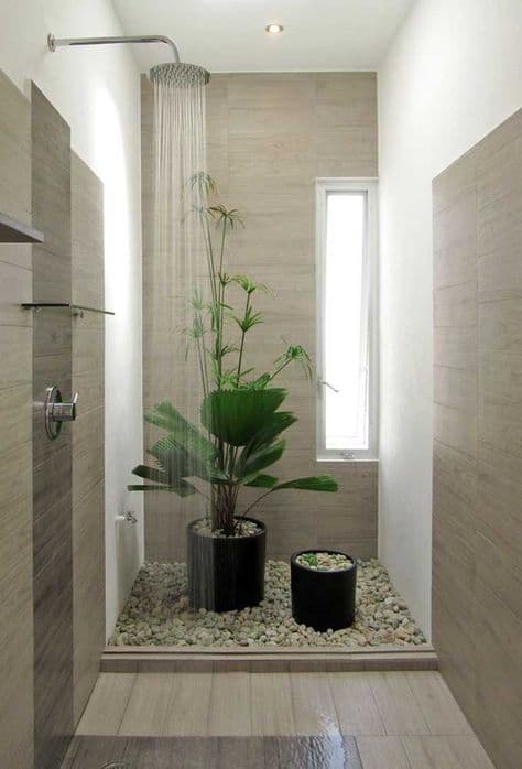 Jardim de inverno para banheiro lindo ideias