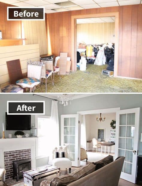 Reformas de Casas Simples sala de estar
