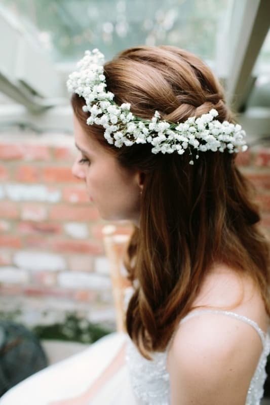37 coroa de flores naturais e delicadas para cabeca Pinterest
