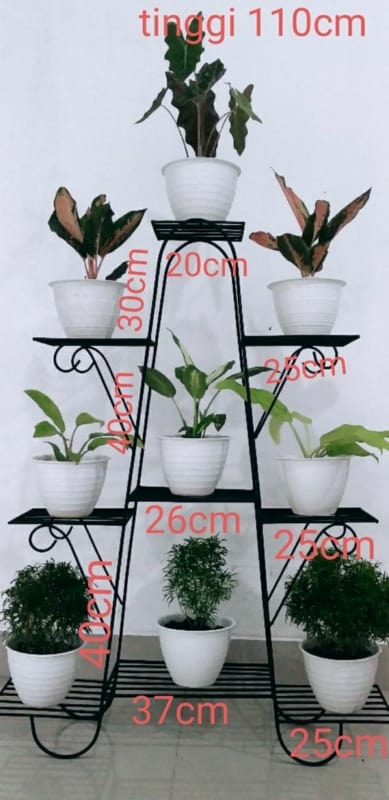 suporte de ferro para plantas