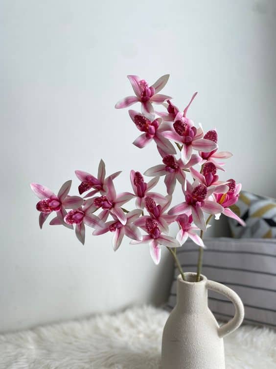 17 decoracao com orquidea artificial rosa Pinterest