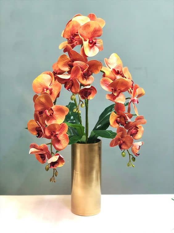 31 arranjo moderno de orquidea artificial Pinterest