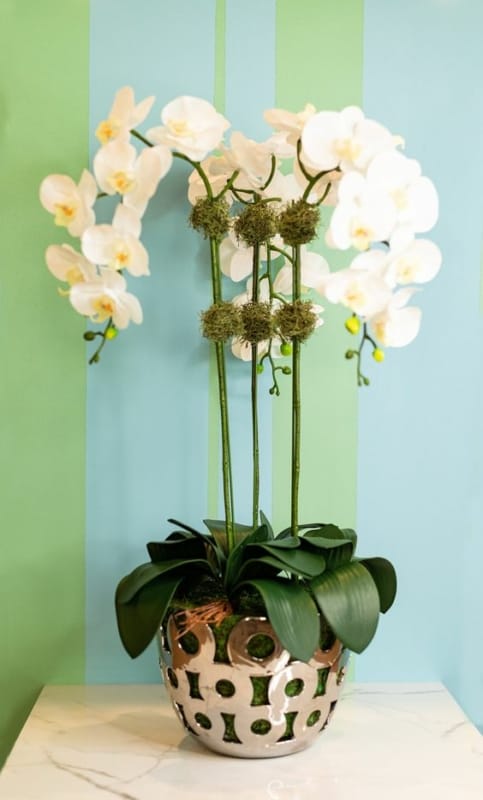 6 orquidea artificial branca Pinterest