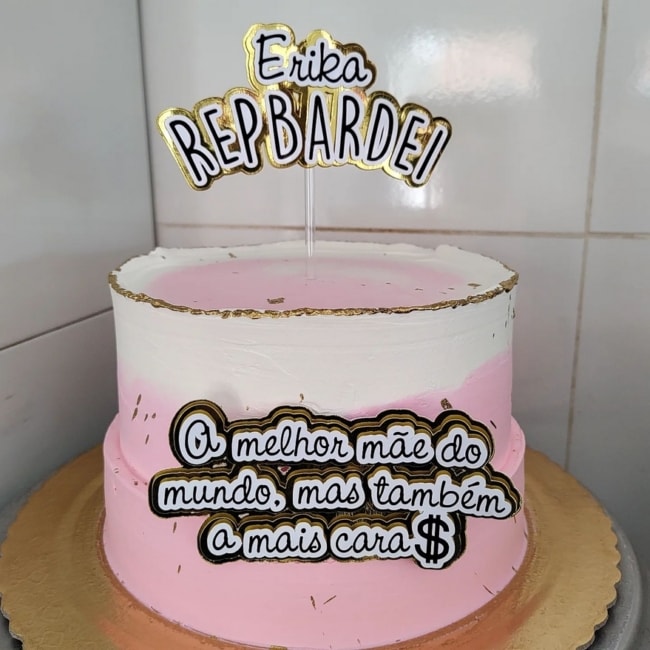 18 bolo para aniversario de mae @cassiatobiasl santos