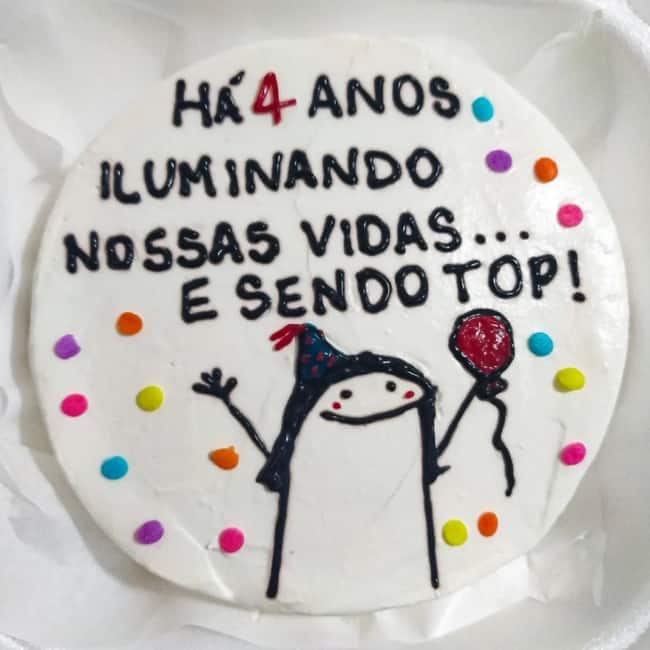27 bento cake infantil com frase @sb confeitariartesanal