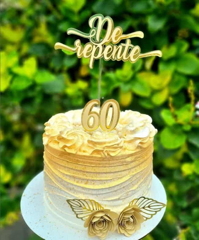 56 bolo aniversario 60 anos @joydoceria