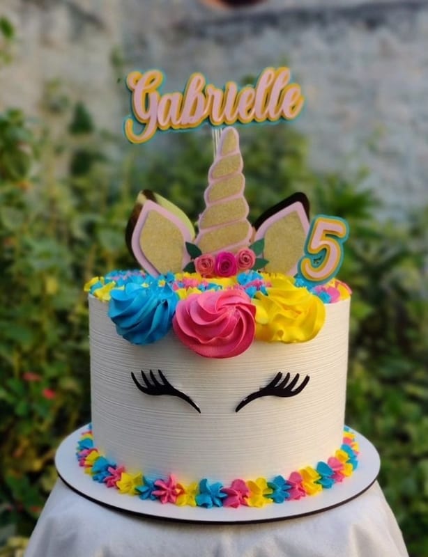6 bolo unicornio infantil @renatarbolos