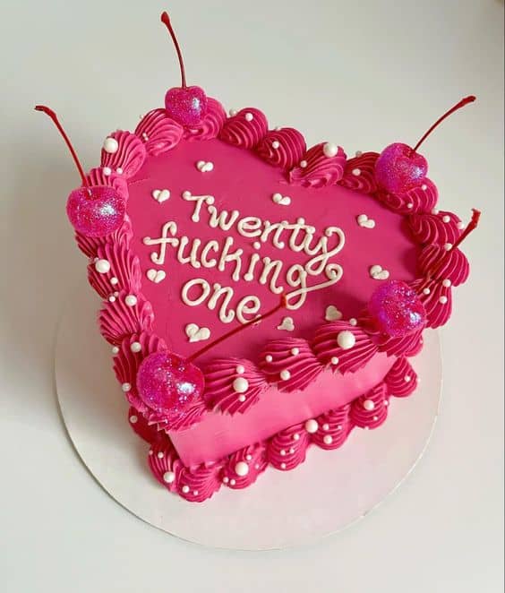mini bolo de aniversário