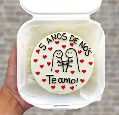 bento cake para namorado 5 anos
