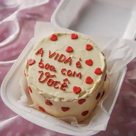 bento cake para namorado amor