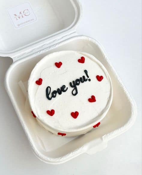 bento cake para namorado love you