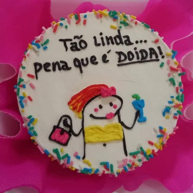 18 mini bolo divertido para amiga @betydeliciadebolos