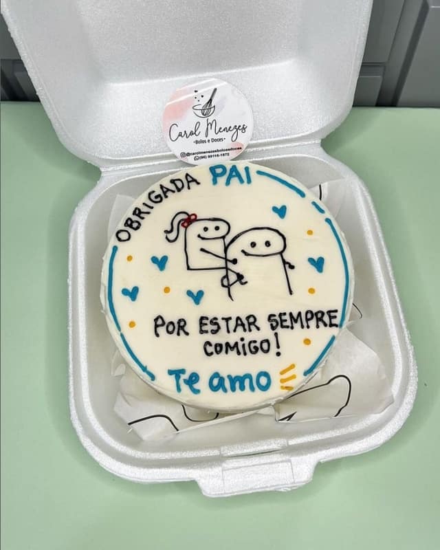 19 modelo de bento cake pai @carolmenezesbolosedoces
