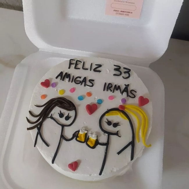 28 mini bolo para amiga @doces momentosbolos