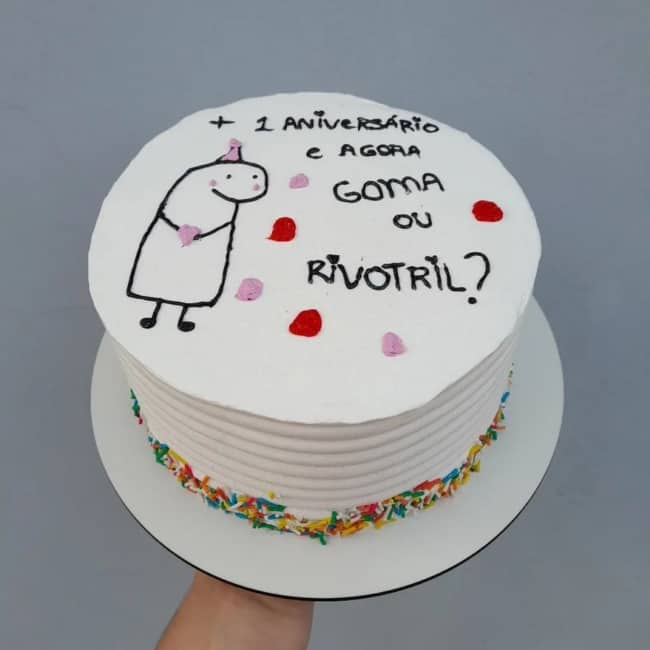 29 bento cake com frase divertida @eduardaconfeitaria