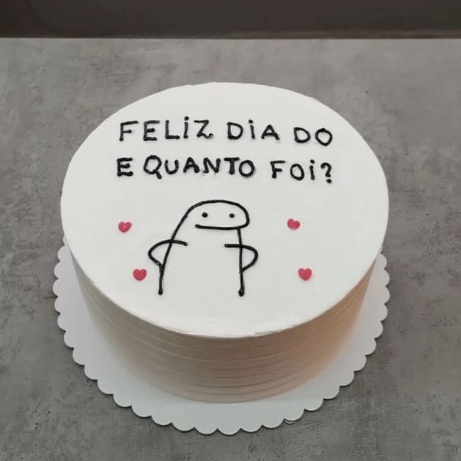 32 frase divertida bento cake @atelie michelle brasil