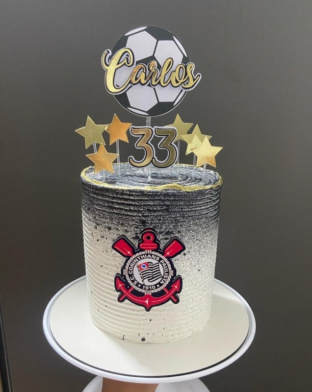 55 bolo de aniversario Corinthians @lluhcakes