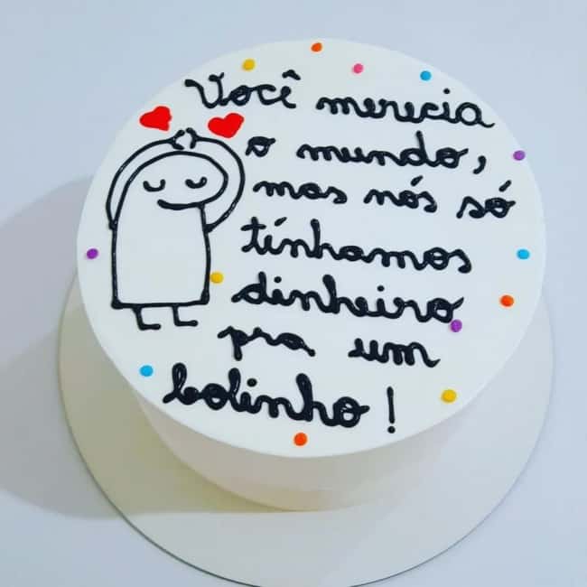 8 bento cake com frase engracada @docuras da bia