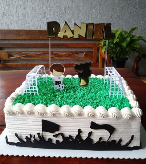 bolo de futebol masculino