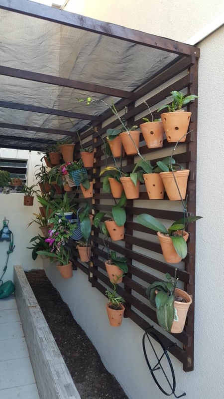 12 jardim vertical de orquideas com sombrite Pinterest