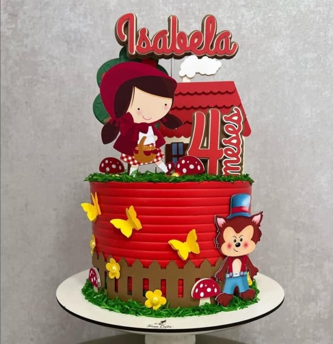 16 bolo infantil vermelho @tianacostabolos
