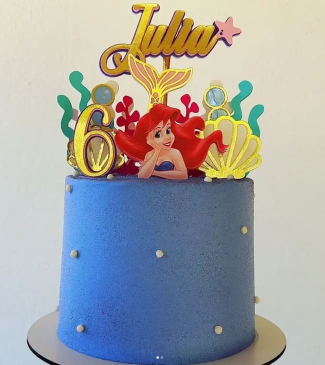 18 bolo azul Ariel @ patymonteiro