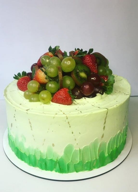 23 bolo decorado com frutas @bolosdaigraca