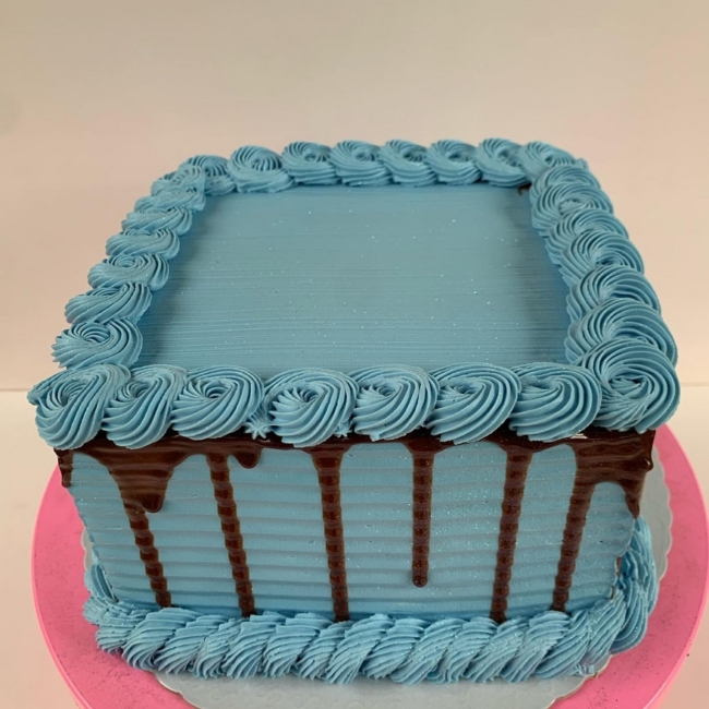 27 bolo quadrado azul claro @docuras dajessica