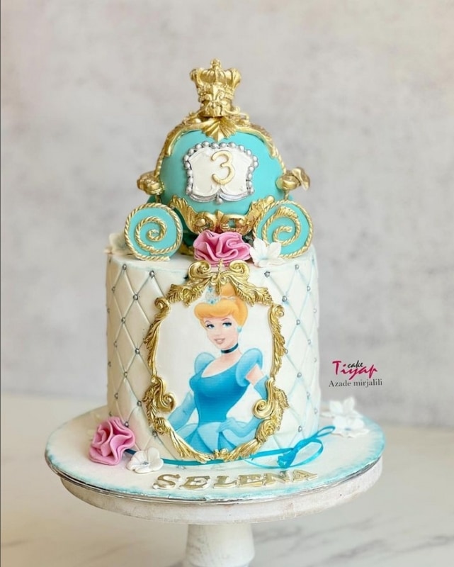 28 bolo luxo Cinderela @tiyap cake