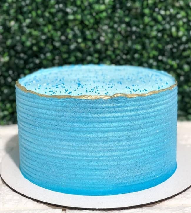 36 bolo azul cha de bebe @delicias