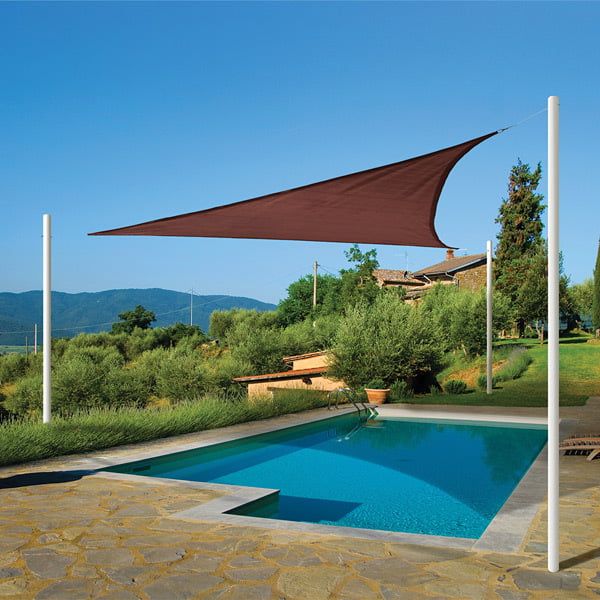 39 piscina com tela sombreamento triangular Pinterest
