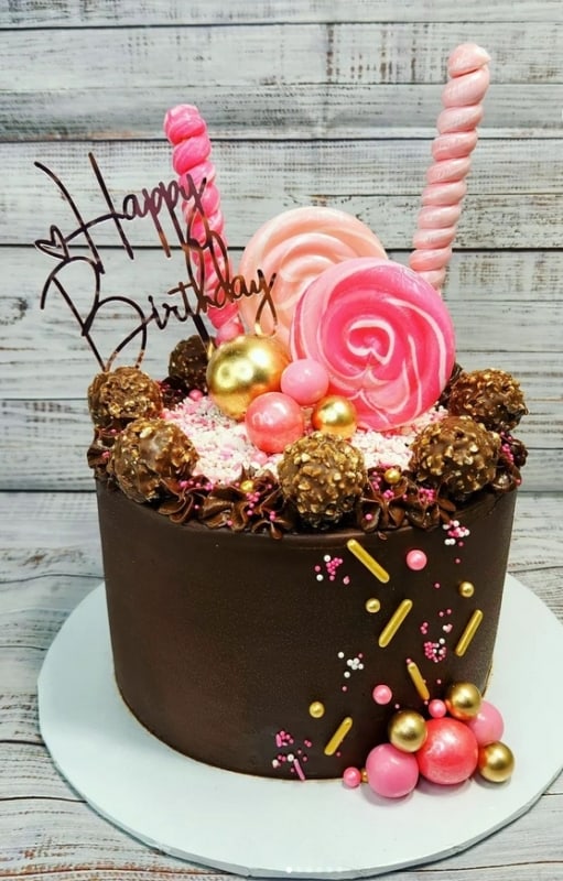 54 decoracao bolo chocolate @colores decoparty