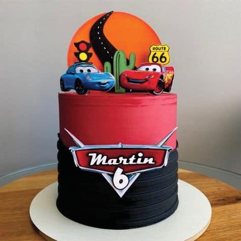 Martin Cakes - Bolo com o tema Carros, para os 3 anos do