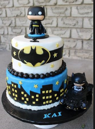 linda ideia de bolo Batman