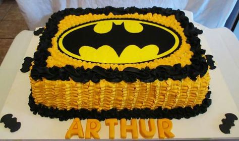 lindo bolo Batman quadrado