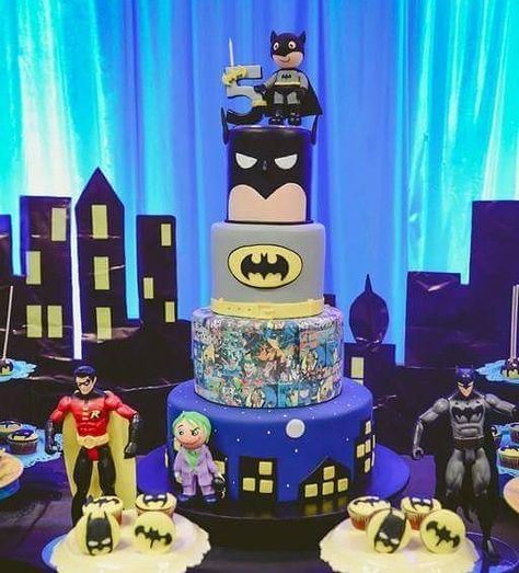 lindo bolo do Batman