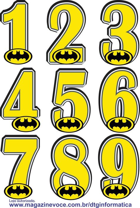 numeros Batman