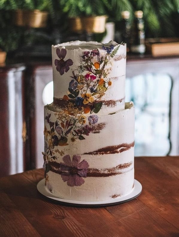 10 bolo rústico de casamento com flores @tourangelle patisserie