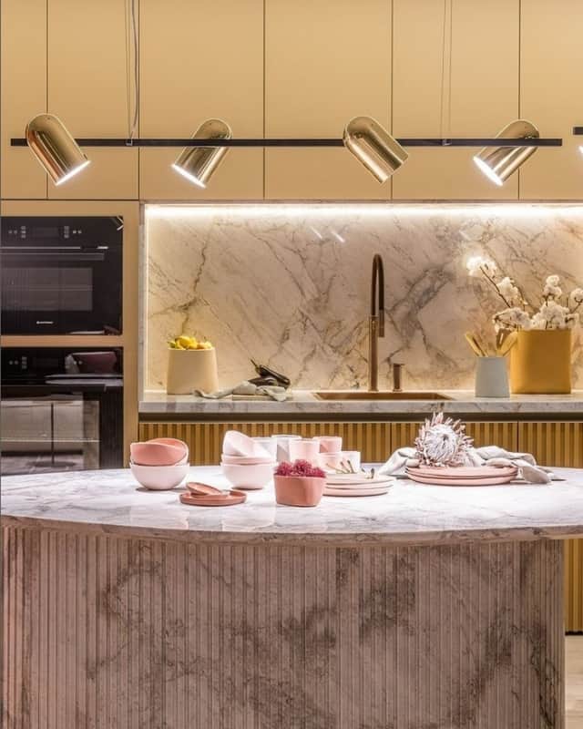 10 cozinha moderna com mármore calacatta @architects mais co